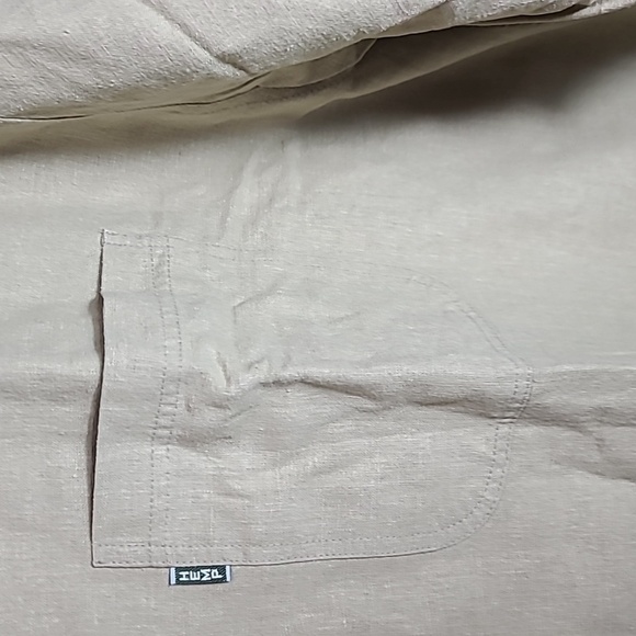 Men's Hemp/OC Long Sleeve Dress Shirt Extra Large - Picture 2 of 9